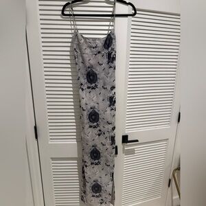 Miaou Black and White Maxi Dress